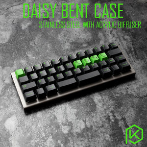 stainless steel bent case for daisy 40% 40 custom keyboard acrylic panels acrylic panel diffuser - KPrepublic