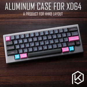 XD64 XD60 60% HHKB Layout Aluminium Case With the tempered glass diffuser - KPrepublic