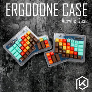 Layered Acrylic Case for ergodone custom keyboard ergo case Ergonomic Keyboard Kit acrylic plate for ergo ergodone - KPrepublic