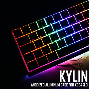 [CLOSED] [GB]Kylin 60% Anodized Aluminium Case with Acrylic Diffuser for XD64 XD60 GH60 Satan 60 - KPrepublic