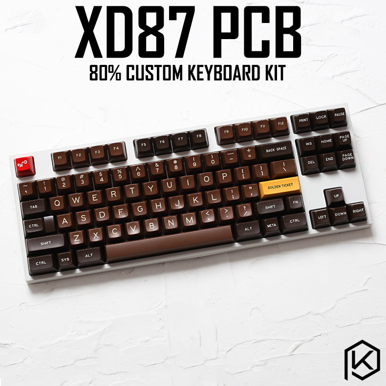 XD87  Custom Mechanical Keyboard Kit 80% Supports TKG-TOOLS  Underglow RGB - KPrepublic