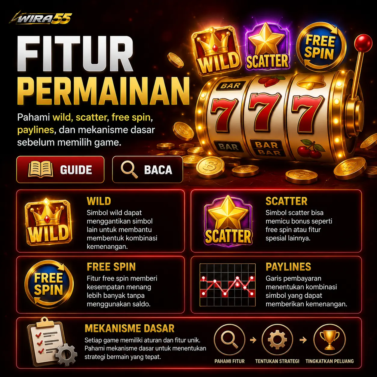 Fitur permainan slot online